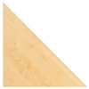 Hammerbacher Verkettungsplatte,  Anbautisch Eckwinkel 80 x 80 cm Ahorn