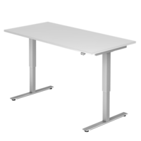 Hammerbacher XMST 160 Schreibtisch 160 x 80 traversenlos höhenverstellbar 73-119 cm 2 Motoren