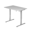 Hammerbacher XMST120 Schreibtisch 120 x 80 traversenlos höhenverstellbar 73-119 cm 2 Motoren