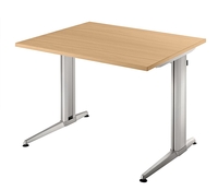 Hammerbacher XS 08 Schreibtisch Buche 80 x 80 cm