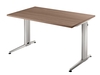 Hammerbacher XS12 Schreibtisch XS-Serie Nussbaum 120 x 80 cm