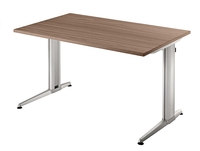Hammerbacher XS12 Schreibtisch XS-Serie Nussbaum 120 x 80 cm