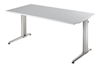 Hammerbacher XS16 Schreibtisch XS-Serie Grau 160 x 80 cm