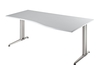 Hammerbacher XS18 Schreibtisch XS-Serie Grau 180 x 100 cm