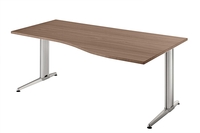 Hammerbacher XS18 Schreibtisch XS-Serie Nussbaum 180 x 100 cm