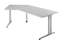 Hammerbacher XS21 Schreibtisch XS-Serie Grau 210 x 113 cm