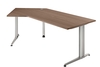 Hammerbacher XS21 Schreibtisch XS-Serie Nussbaum 210 x 113 cm