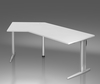 Hammerbacher XS21 Schreibtisch XS-Serie Weiß 210 x 113 cm