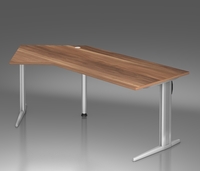 Hammerbacher XS21 Schreibtisch XS-Serie Zwetschge 210 x 113 cm