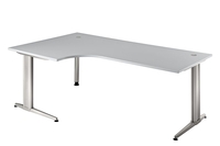 Hammerbacher XS82 Schreibtisch XS-Serie Grau 200 x 120 cm