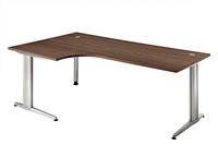 Hammerbacher XS82 Schreibtisch XS-Serie Nussbaum 200 x 120 cm