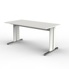 Kerkmann Form 4 Schreibtisch C-Fuß 120 x 80 cm weiß Typ A