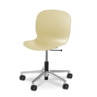 RBM Noor 6070 Kunststoffschale Rollen + Mechanik Aluminium schwarz ungepolstert