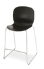 RBM Noor 6095 up Furnierschale 3D Kufengestell ungepol. Stapelbar Sitzhöhe 63 cm