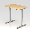Schreib­tisch Ham­mer­ba­cher XDSM 12 ahorn, elek­trisch hö­hen­ver­stell­bar,  120 x 80 cm mit Memory Funktion