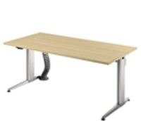 Schreib­tisch Ham­mer­ba­cher XE 16 ahorn, elek­trisch hö­hen­ver­stell­bar,  160 x 80 cm