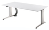 Schreib­tisch Ham­mer­ba­cher XE 19 weiß elek­trisch hö­hen­ver­stell­bar,  180 x 80 cm