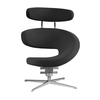 Varier Peel Design Drehsessel Stoff Fame schwarz