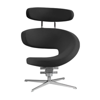 Varier Peel Design Drehsessel Stoff Fame schwarz