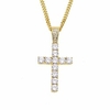 1 Stück Anhänger Halskette Ketten For Herren Kubikzirkonia winziger Diamant Geschenk Ausgehen Kupfer Strass Kubanische Verbindung Kreuz Lightinthebox