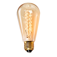 1pc 60 W E26 / E27 / E27 ST64 2300 k Glühbirne Vintage Edison Glühbirne 220 V / 220-240 V Lightinthebox