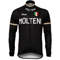 21Grams Herren Langarm Fahrradtrikot Winter Polyester Purpur Rosa Grün Volltonfarbe Fahhrad Hosen Trikot / Radtrikot Oberteile Bergradfahren Straßenradfahren UV-beständig Atmungsaktiv Rasche Lightinthebox