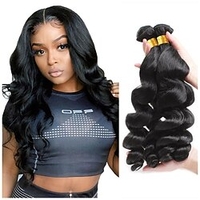 4 Bündel Haarwebereien Brasilianisches Haar Lose gewellt Haarverlängerungen Echthaar Menschenhaar spinnt 10-28 Zoll Naturfarbe Damen Jugend / Freizeitskleidung Lightinthebox