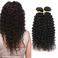 4 Bündel Haarwebereien Indisches Haar Locken Versaute Curly Haarverlängerungen Unbehandeltes Haar Menschenhaar spinnt 8-26 Zoll Schlussverkauf / 10A Lightinthebox