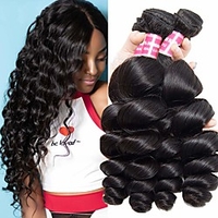 4 Bündel Haarwebereien Indisches Haar Lose gewellt Haarverlängerungen Cabello Natural Remy 100% Remy Haarwebart Bundles 400 g Menschenhaar spinnt Echthaar Haarverlängerungen 8-28 Zoll Naturfarbe / 8A Lightinthebox