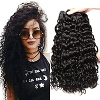 4 Bündel Haarwebereien Malaysisches Haar Wasserwellen Haarverlängerungen Remy Menschenhaar 100% Remy Haarbündel 400 g Menschenhaar spinnt Echthaar Haarverlängerungen 8-28 Zoll Naturfarbe / Partyabend Lightinthebox