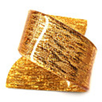 4-er Set Moderne Goldene Entwurf Zinc Alloy Serviettenring