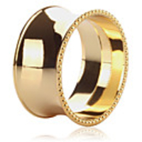 4-er Set Moderne Goldene Zinc Alloy Serviettenring