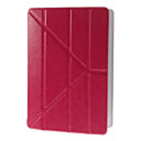 4-fach PU-Leder Plastic Solid Color-Fall für iPad Air