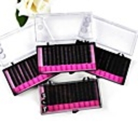 4 Fach Wimpernverlängerung Wimpern MINK Combo J Locken 8/10/12/14mm 2098