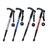 4 Falt-t Typ funktionelle Wanderstöcke (gelegentliche Farbe)