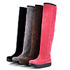 4 Farbe Damen Winter Schnee über Knie-Stiefel-