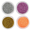 4 Farben Laser Glitter Acryl Pulver Set für 3D Nail Art No.2