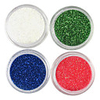 4 Farben Laser Glitter Acryl Pulver Set für 3D Nail Art No.5