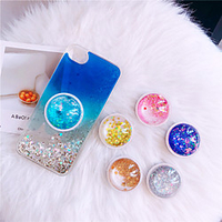 4 Farben Universal-Handyhalterung Houder Glitter Quicksand expandierender Griffringhalter für iPhone 11 Pro max x xs max xr 8 7 6 6s plus