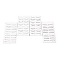 4 Gruppen falschen Wimpern