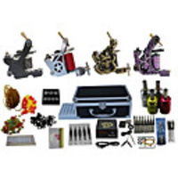 4 Guns Vervollständigen Keine Ink Tattoo Kit
