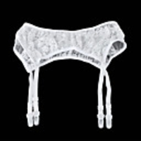 4 Gurte Glamour Spitze Strapsgürtel String Set Hochzeit Strumpfbänder