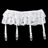 4 Gurte Glamour Spitzen Strumpfband Rock Hochzeit Strumpfbänder