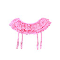 4 Gurte Spitze Strapsgürtel Partei Strumpfbänder