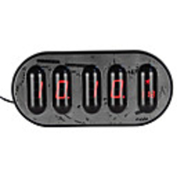 4 "H Modern Style Metall Tabletop Uhr