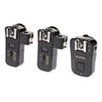 4-in-1 2, 4 GHz Wireless Remote Flash Trigger w / Schirmhalter für Nikon SLR Set