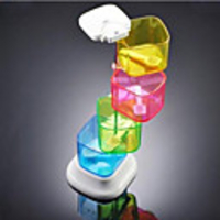 4-In-1 Four Compartment Rotierende Gewürz Box