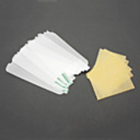 4 in 1 HD-Screen Protector mit Reinigungstuch für Samsung Galaxy i9500 S4