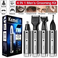 4 in 1 professioneller elektrischer wiederaufladbarer Nasen- und Ohrenhaarschneider,  Rasierer,  Körperpflegewerkzeuge für Männer