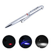 4-in-1 Stift (LED-Taschenlampe UV LASER)